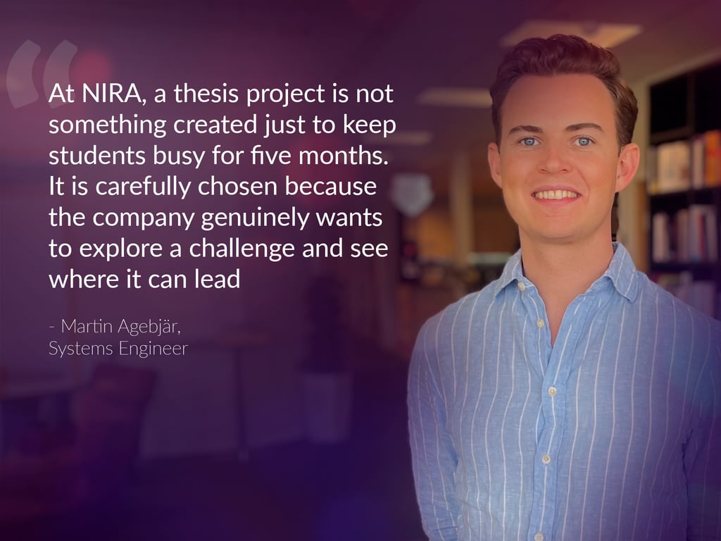 Martin Agebjär at NIRA DYnamics
